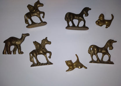 Animal Figurine, Animals and Mythic Beasts Brass Vintage