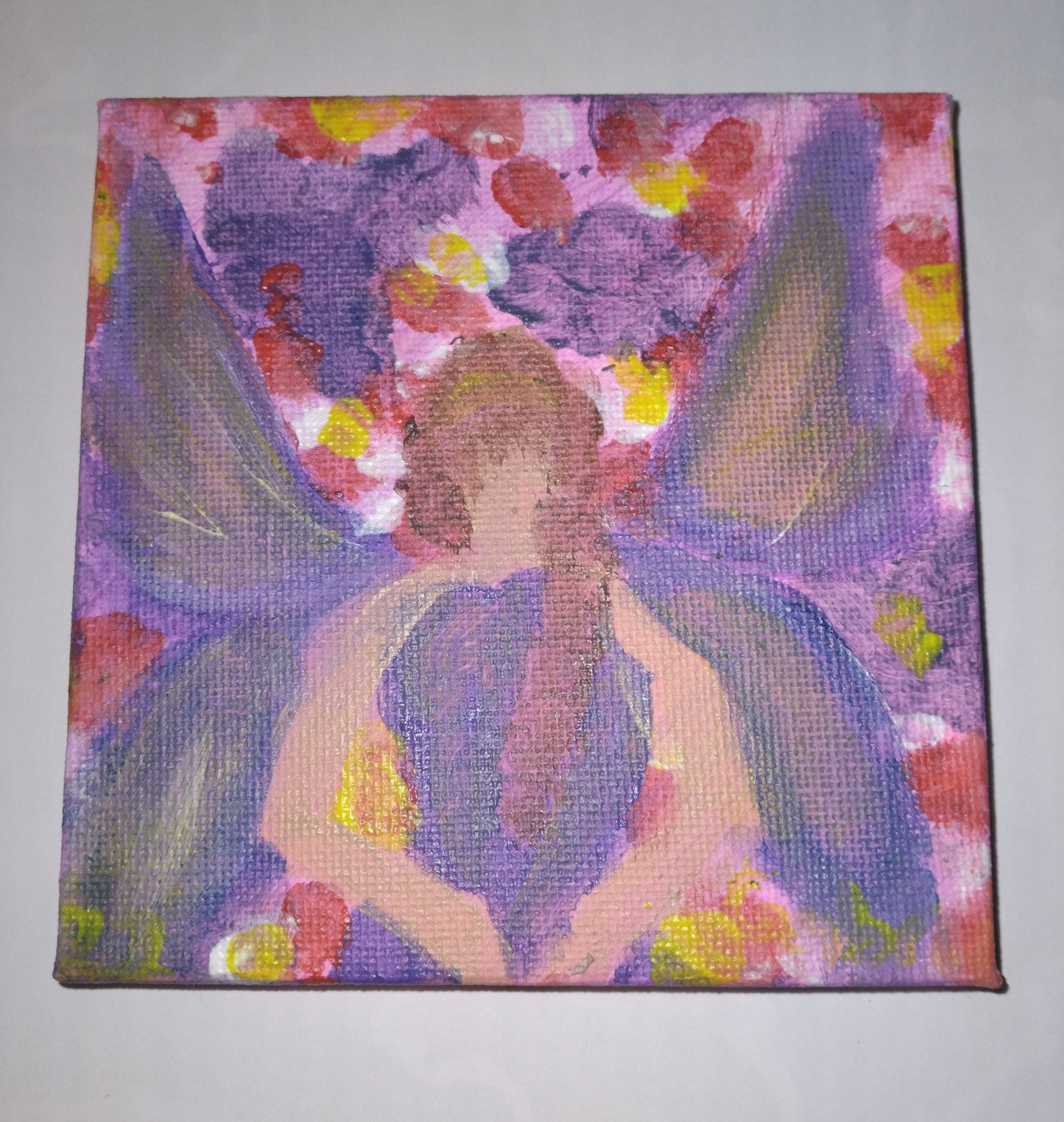 Eclipse By Gabrielle- Fairy Paintings  4" x 4"