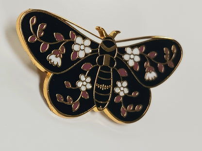 Pin - Butterfly, Flower