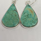 Earrings, Sterling Silver and Turquoise