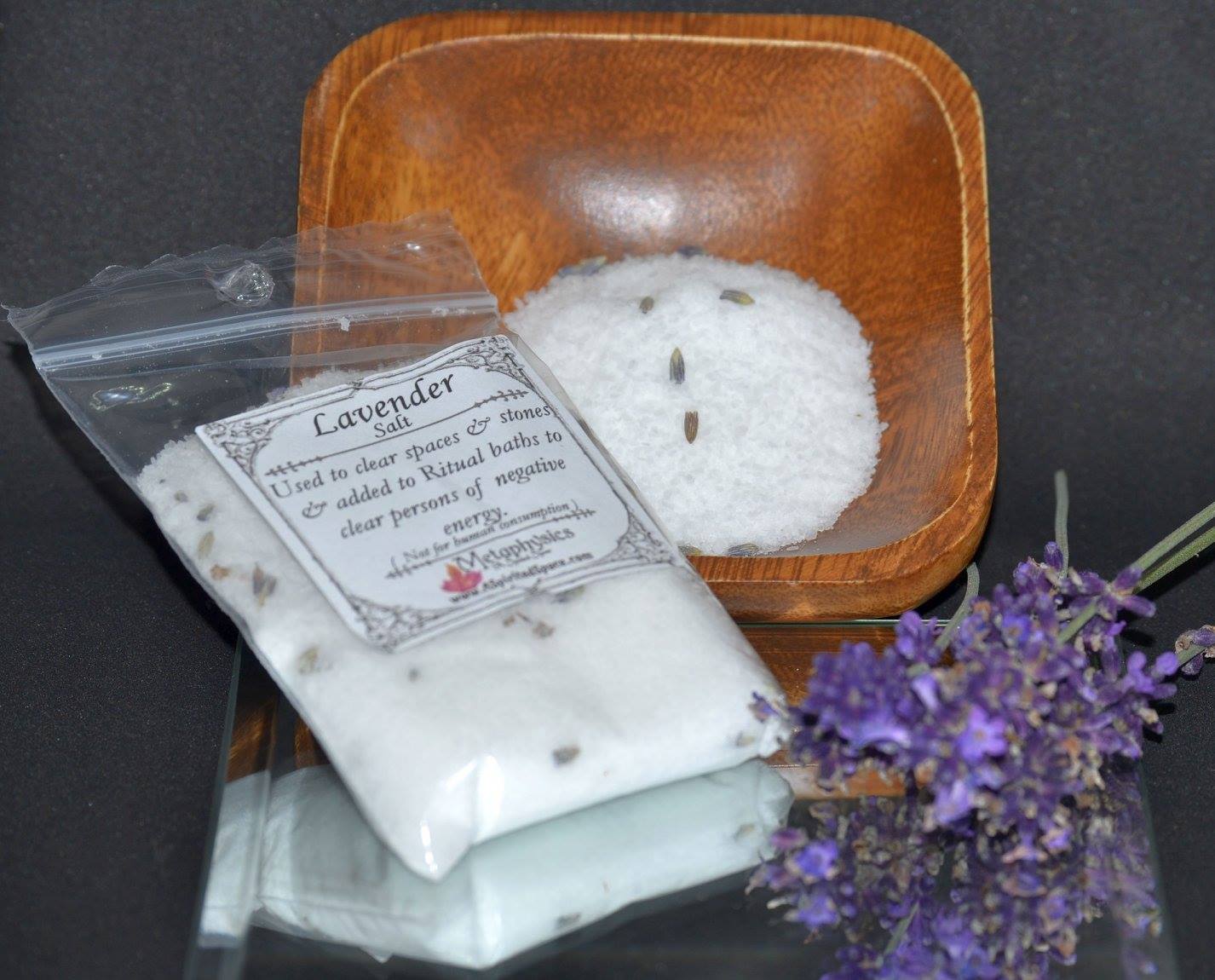 Lavender Blessed Salt - Calming and Soothing Protection