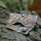 Pendant, Copper and Leaves