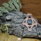 Gemstone Pendant, Copper and Rhyolite artwork