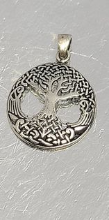 Sterling silver pendant, Celtic Tree of Life