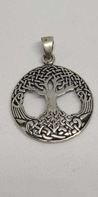 Sterling silver pendant, Celtic Tree of Life