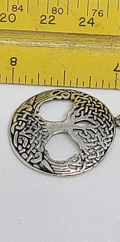 Sterling silver pendant, Celtic Tree of Life