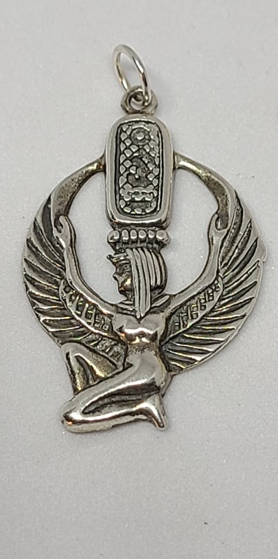 Sterling silver pendant, Isis