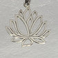 Sterling silver pendant, Lotus