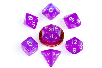 MDG  7 MINI POLYHEDRAL DICE SETS