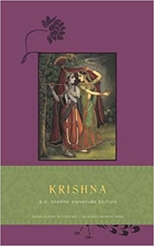 Krishna Hardcover Ruled Journal Large: B.G. Sharma Signature Edition