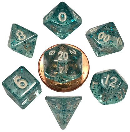 MDG  7 MINI POLYHEDRAL DICE SETS