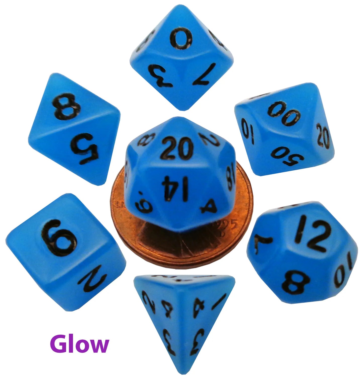 MDG  7 MINI POLYHEDRAL DICE SETS