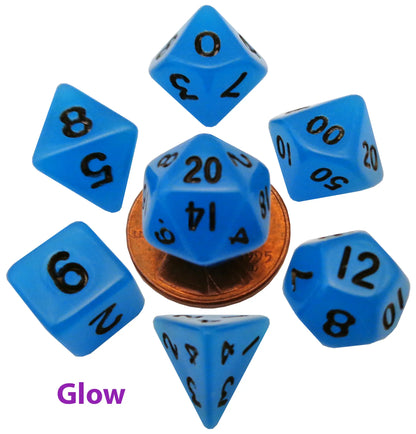 MDG  7 MINI POLYHEDRAL DICE SETS