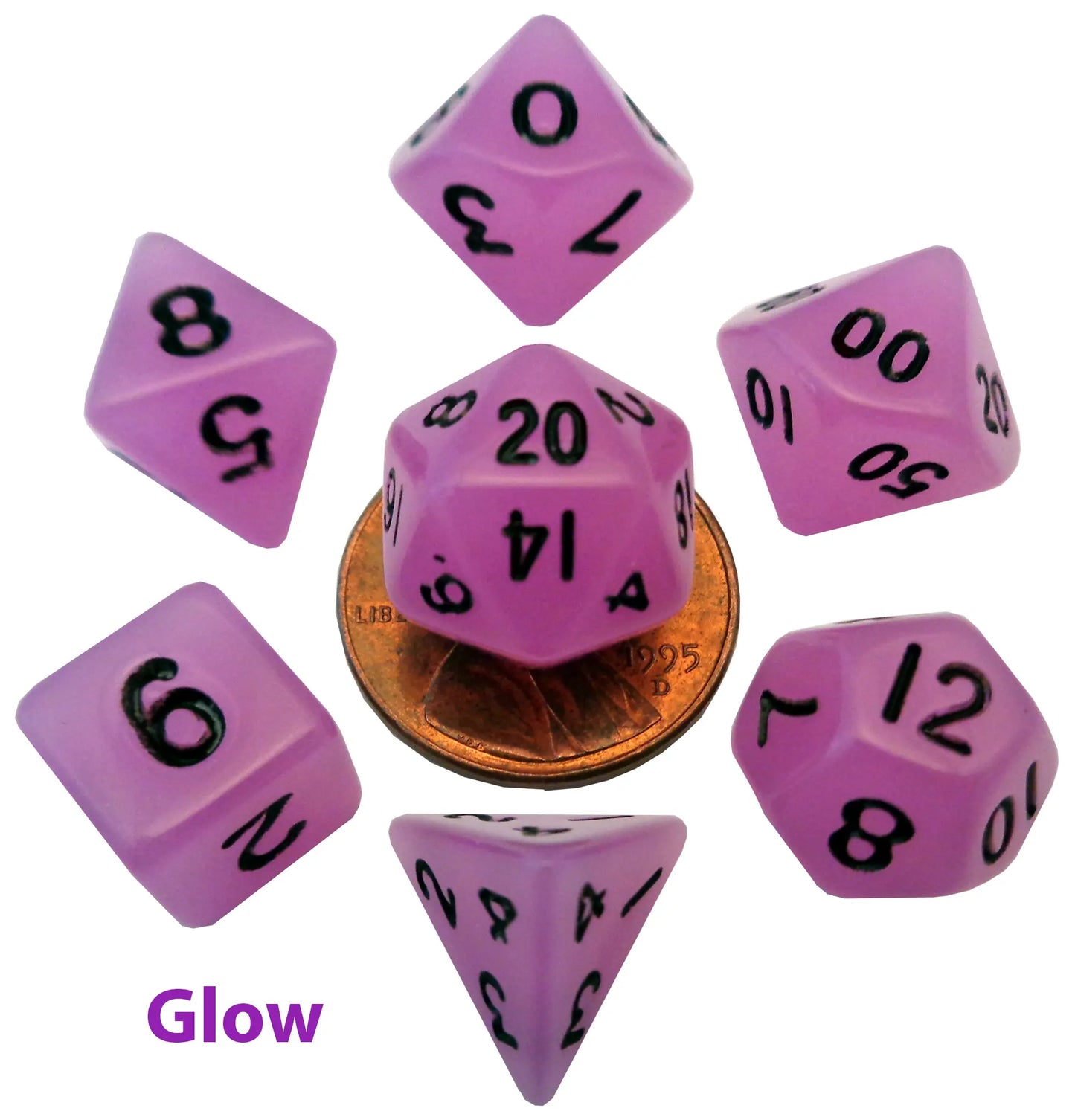 MDG  7 MINI POLYHEDRAL DICE SETS