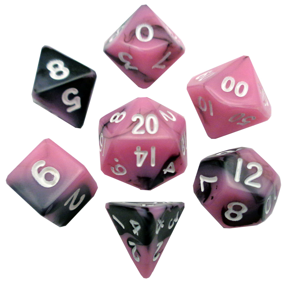 MDG  7 MINI POLYHEDRAL DICE SETS