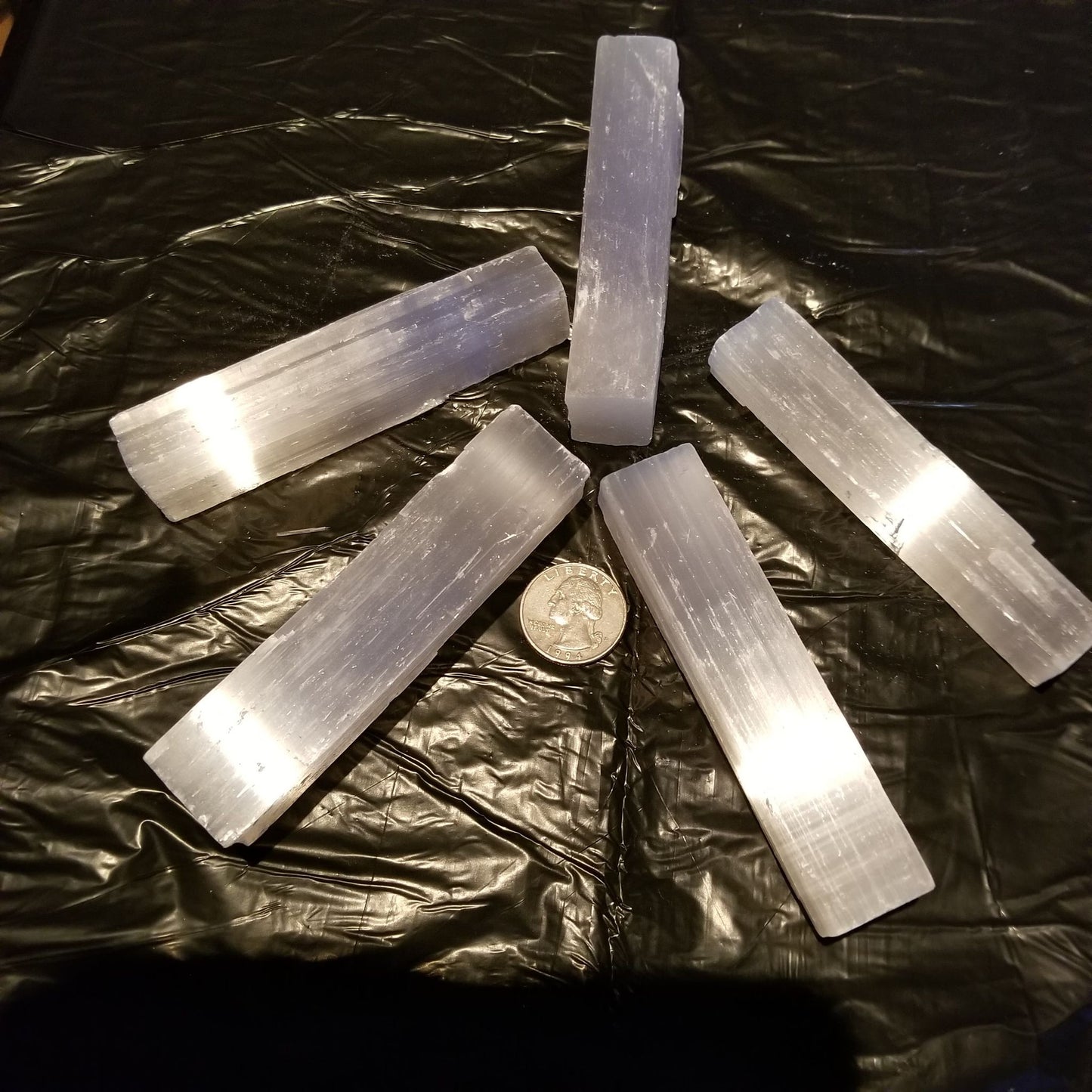 Rough, Selenite mini Sticks 4 inch