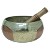 Singing bowl, Tibetan Silver w/ Gold & Bronze Accents Hand Hammered 4.75"D