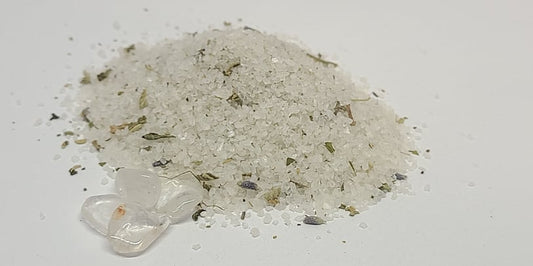 Chakra Tune Up Salt - All 7 Chakra and Reiki Master charged Crystal