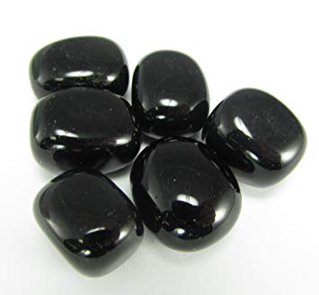 Tumbled, Obsidian, black
