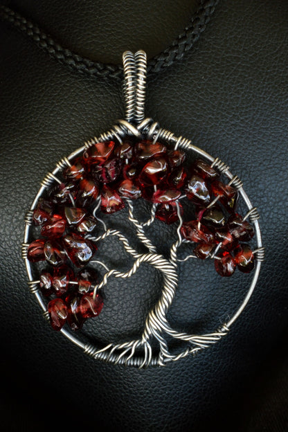 Gemstone Pendant, Tree of life Gemstone Chip (Small)