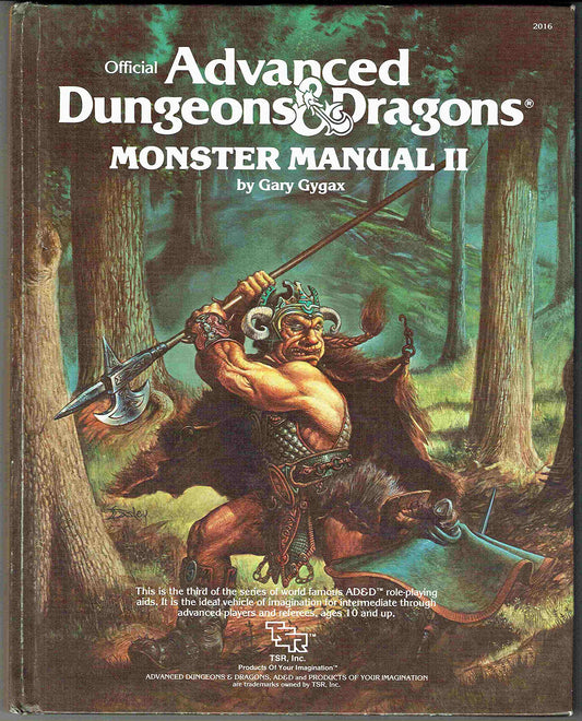 Advanced Dungeons and Dragons: Monster Manual II