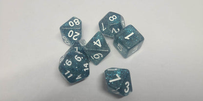 Dice Sets - Sparkle Mania - full set of 7 dice