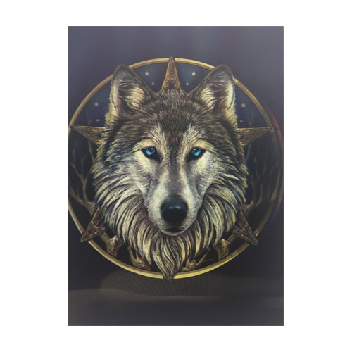 Wall Art, Wild One Wolf Face 3D Picture