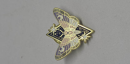 Enameled Pins - Eclipse of Lunar Moths