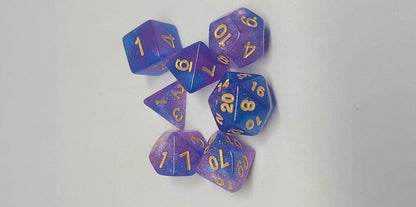 Dice Sets - Dual Colors - Full set of 7 dice