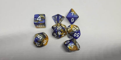 Dice Sets - Dual Colors - Full set of 7 dice