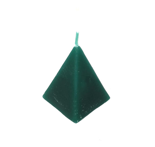 Shaped Candle, Pyramid Green