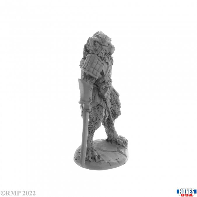 Reaper Miniatures Bones - CATFOLK FIGHTER, MAL