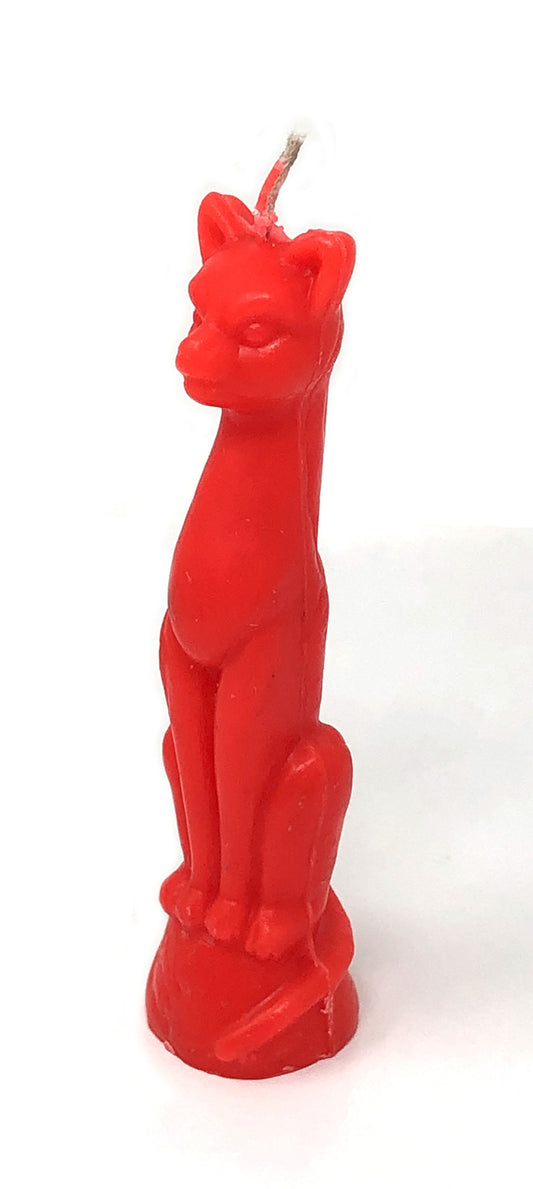Shaped Candle, Cat Red