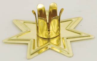 Chime Candle Holder, Gold Fairy Star