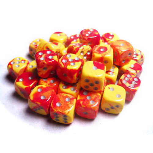 Chessex Dice  - 12mm D6 dice Blocks (36 dice)