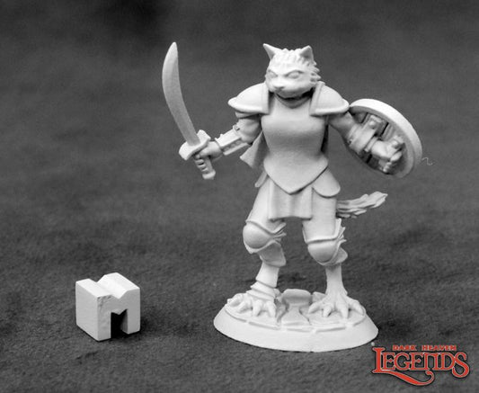 Reaper Miniatures Dark Heaven Legends - Catfolk Paladin