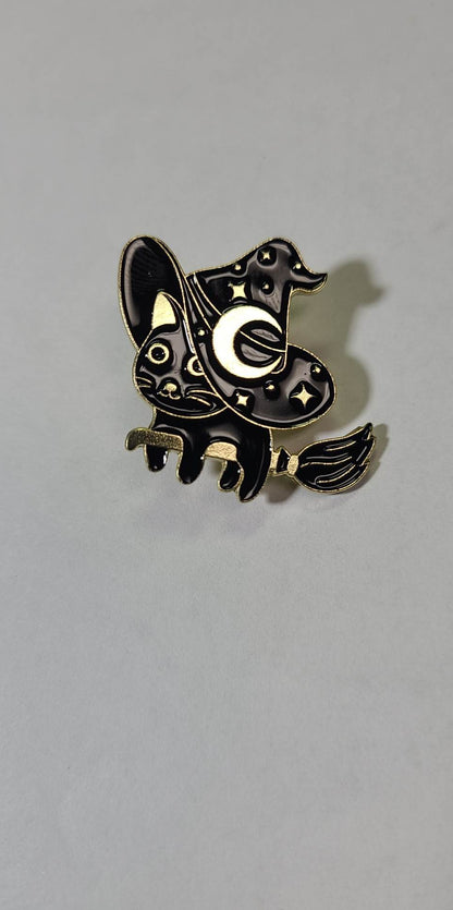 Enameled Pins - Collection of Black Cats