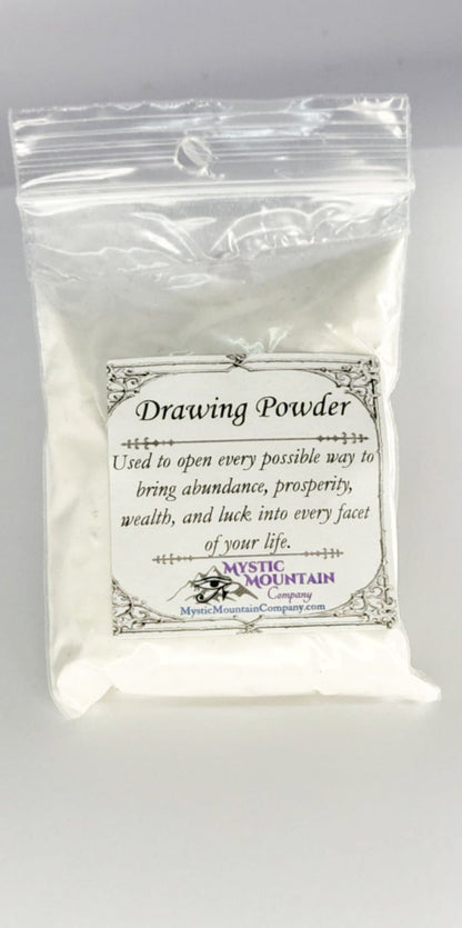 Conjure Powder - Drawing - 2.2 oz Bag - Draw luck, wealth, and prosperity to your life