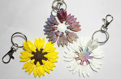 Flowery Key Rings