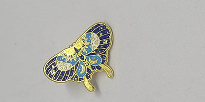 Enameled Pins - Eclipse of Lunar Moths