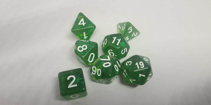 Dice Sets - Sparkle Mania - full set of 7 dice