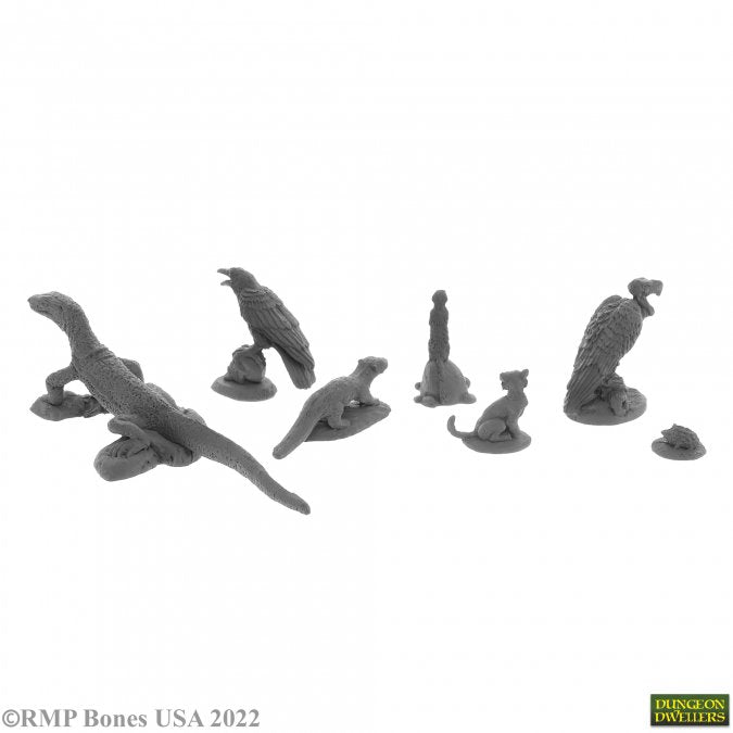 Reaper Miniatures Bones USA: Dungeon Dwellers - FAMILIARS 3