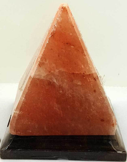 Salt Lamp, Pink Himalayan Salt Pyramid 7.5"H 5"W