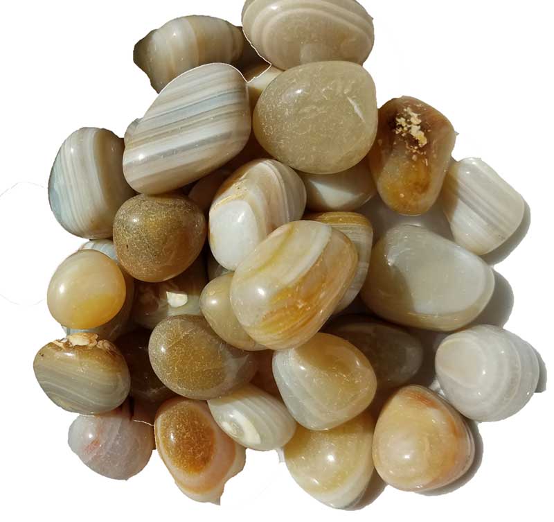 Tumbled, Banded Agate