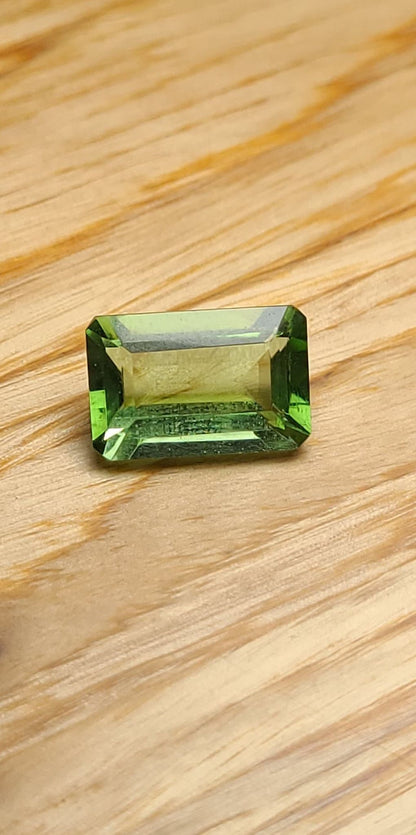 Faceted Gemstones, Green sapphire, Jewelry grade