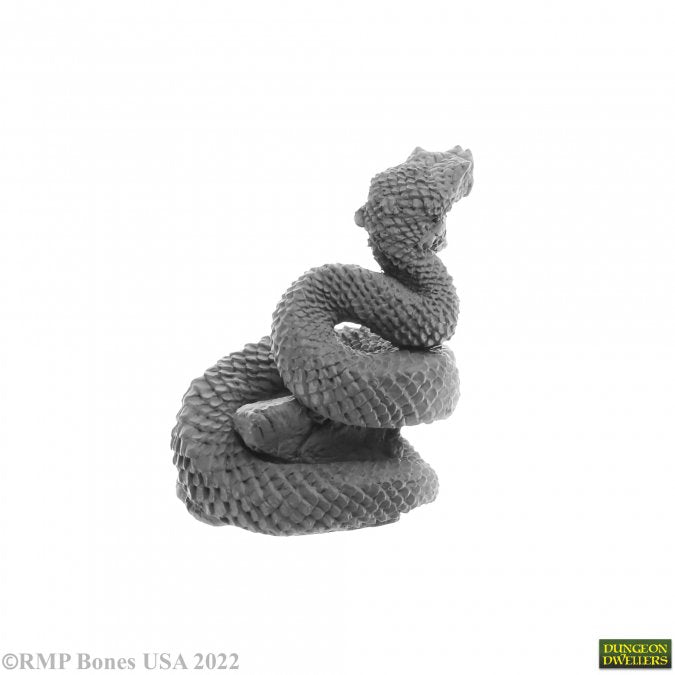 Reaper Miniatures Bones Black - Giant Snake