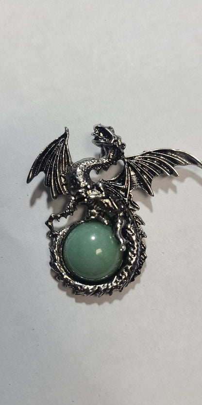 Necklace, Dragon on a Gemstone