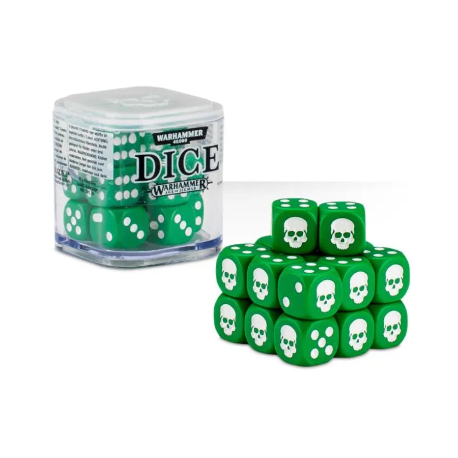 Warhammer 40k Solid Colored Dice Cubes 12mm