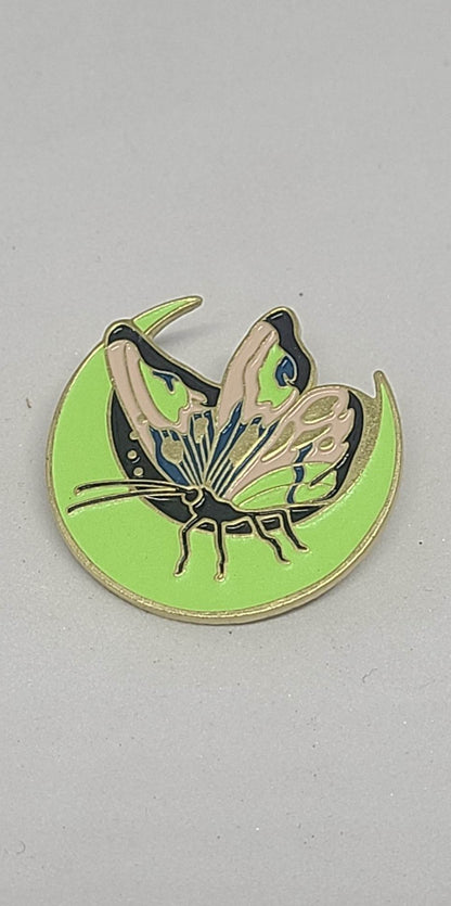 Enameled Pins - Eclipse of Lunar Moths