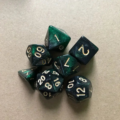 Dice Sets - Dual Colors - Full set of 7 dice